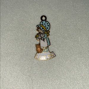 Vintage Holly Hobbie Necklace Charm